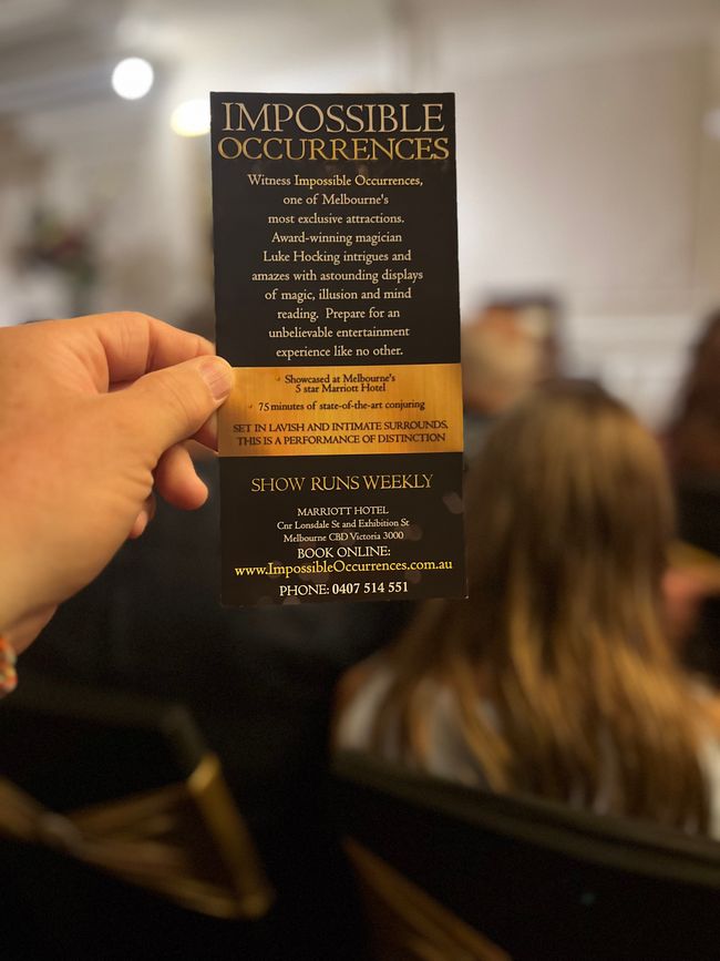 Comedy and magic show – Impossible Occurrences