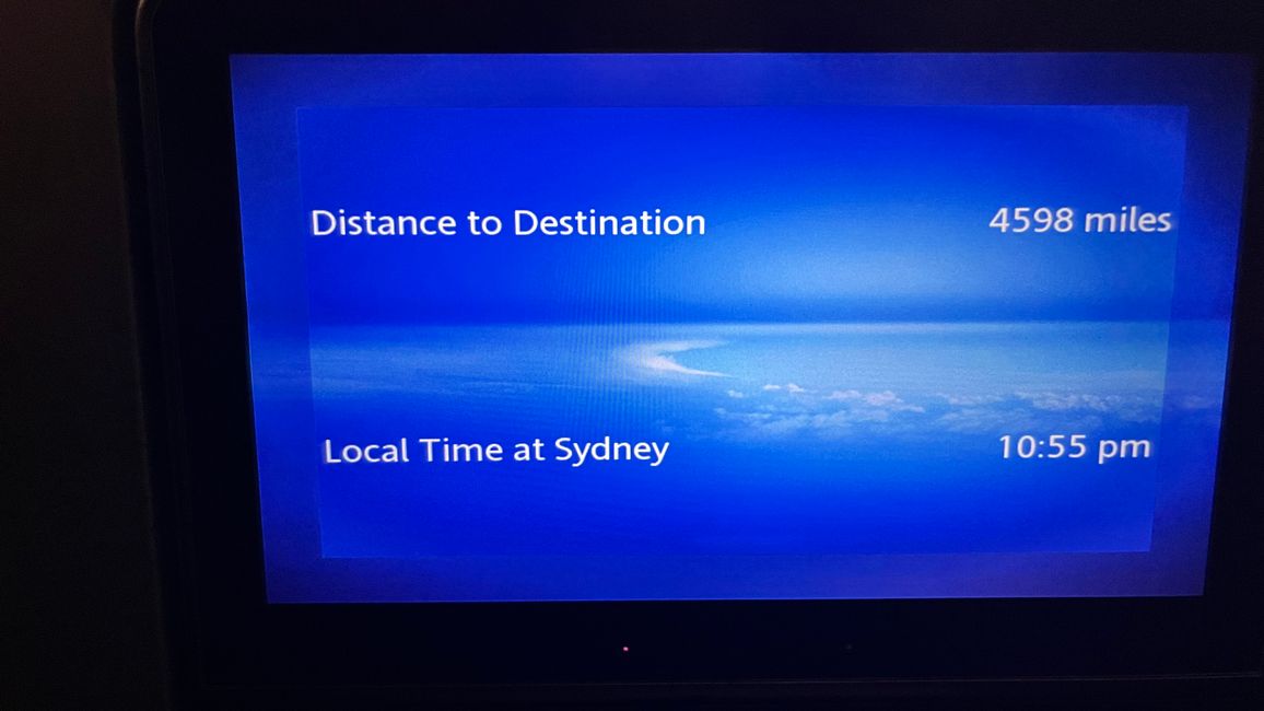 Vol vers Sydney