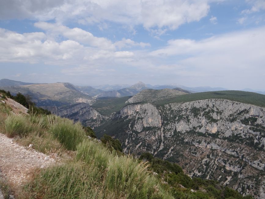 Etappe 4: Menton - Gorge du Verdon- Saint Julien-du-Verdon 