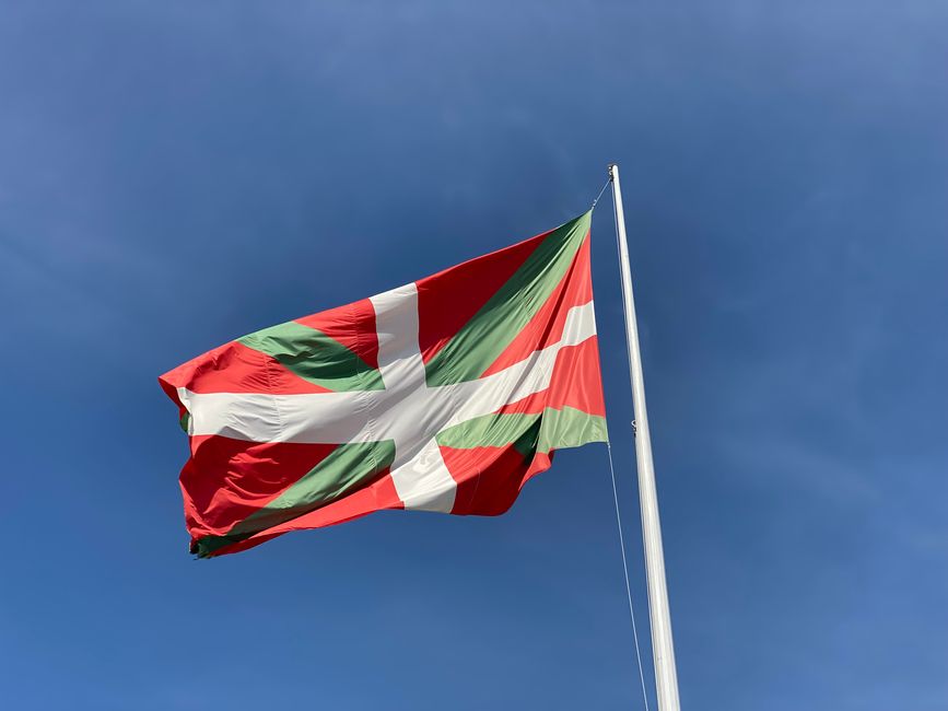 The Basque flag is quite similar to the UK flag