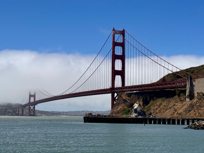 Golden Gate Bridge von Fort Baker