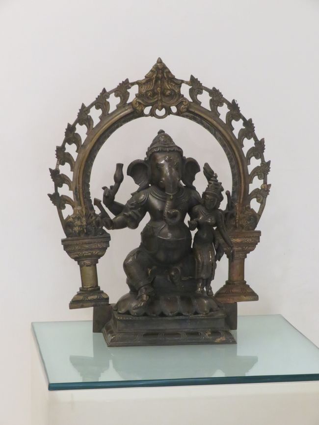 Ganesha nous accueille à l'hôtel