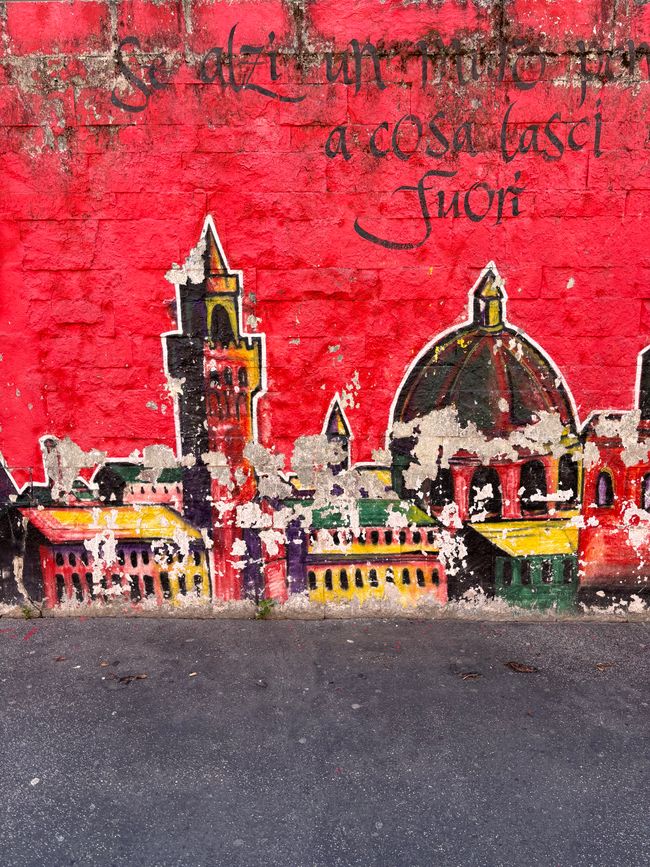 Graffiti bei der Uni Milano