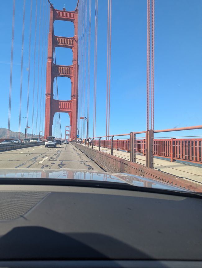 California 2015, Día 8, En el camino otra vez (Fowler - San Francisco), Silicon Valley y el Puente Golden Gate