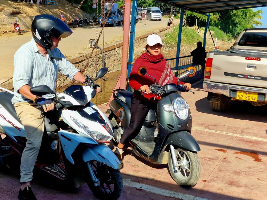 Mit der Fähre übersetzen