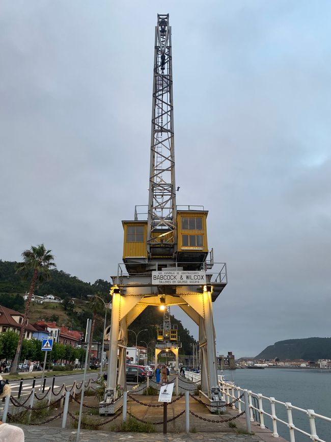 The dock facilities and loading cranes have been preserved and carefully restored