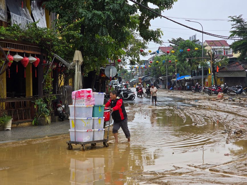 Hoi An - les travaux de nettoyage ont commencé