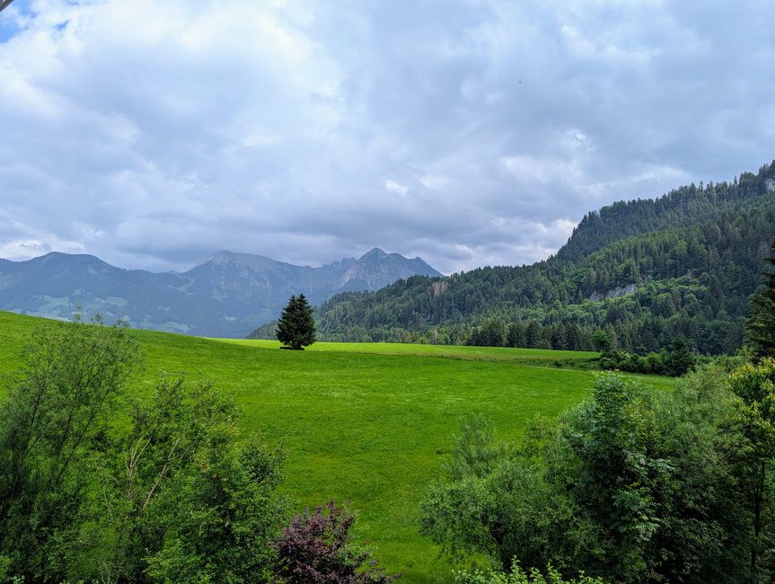 Vue de notre balcon