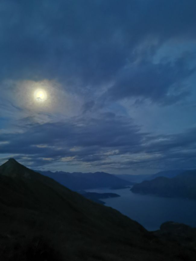 Roys Peak bei Nacht