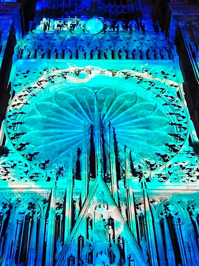 2026 - August - Lichtshow am Straßburger Münster