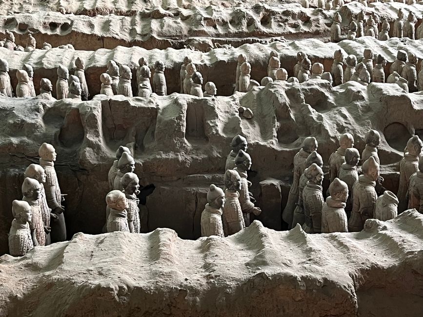 Tag 3 Sonntag Xian/Wildganspagode/Terrakotta-Armee/Stadtmauer/Theater