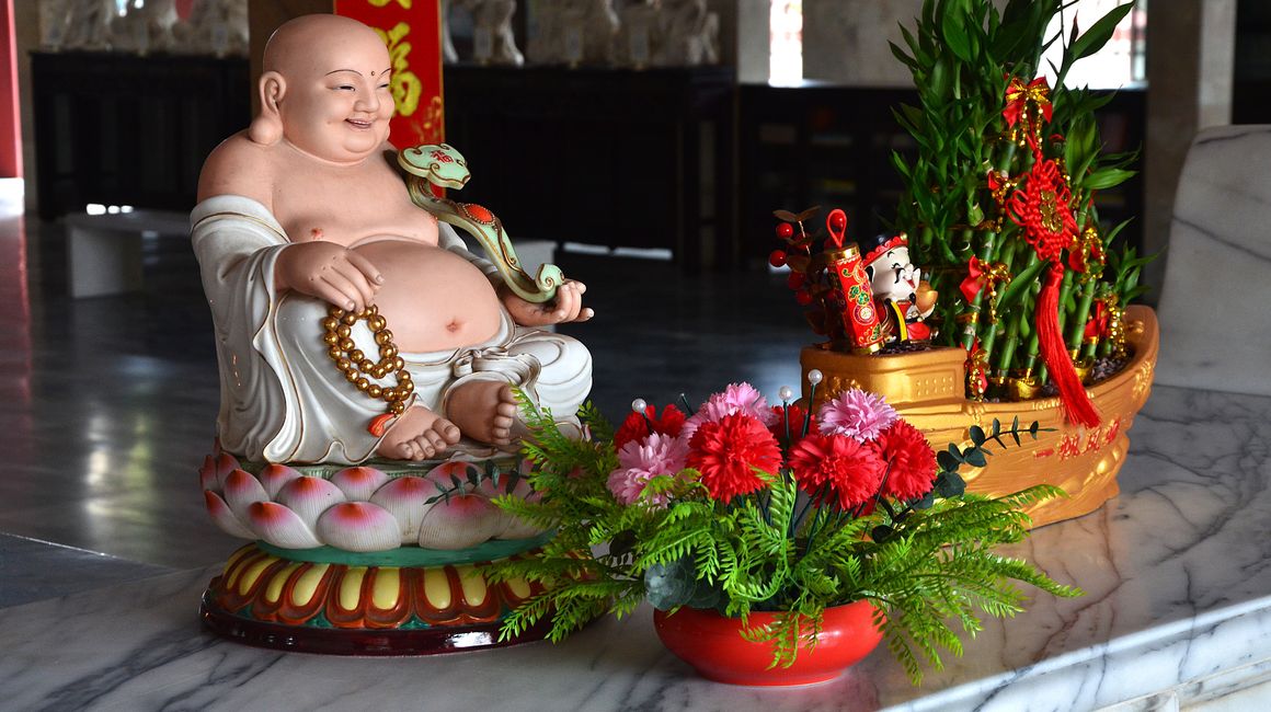 Buddha im Cheng Hoon Teng Tempel Malakka
