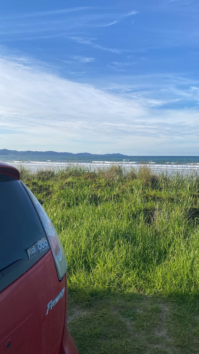 About the KariKari beach to Whangarei