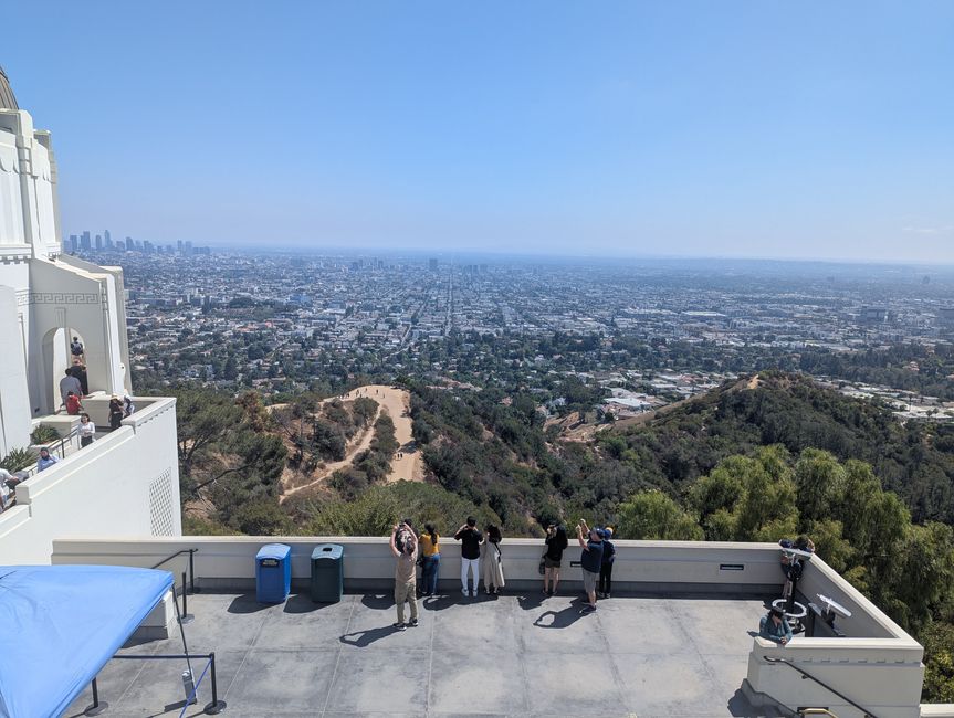 Kalifornien 2025, Tag 4, Shopping In Westchester, Griffith Observatory und Glendale