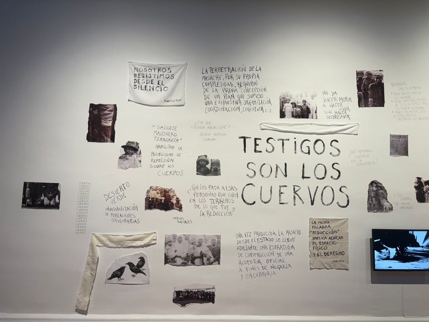Museo de las bellas artes - eigenwilliges Museum, aber eine gute Zeitausstellung über den Genozid eines kleinen Indianerstamms