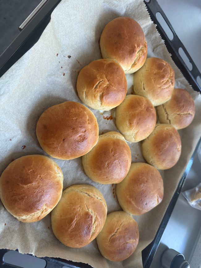 Am backen/ baking
