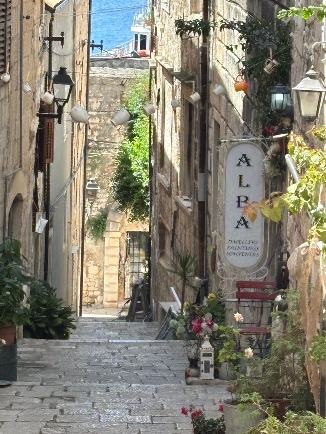 Isla Korcula y "ciudad antigua"