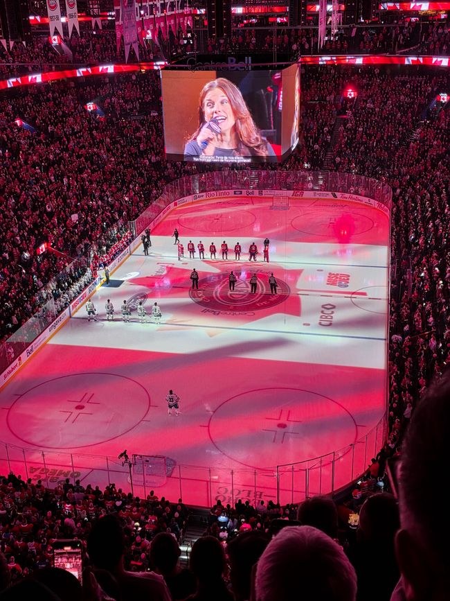 Mont-Royal y los Canadiens de Montréal contra los San Jose Sharks