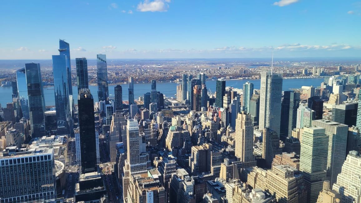Blick aus dem 102. Stock des Empire Buildings