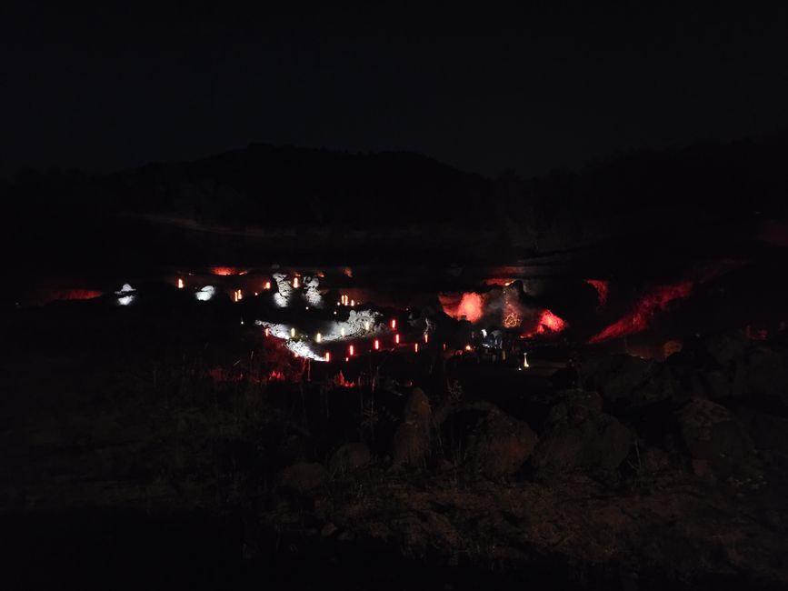 Lichtershow Vulkan Lemptégy