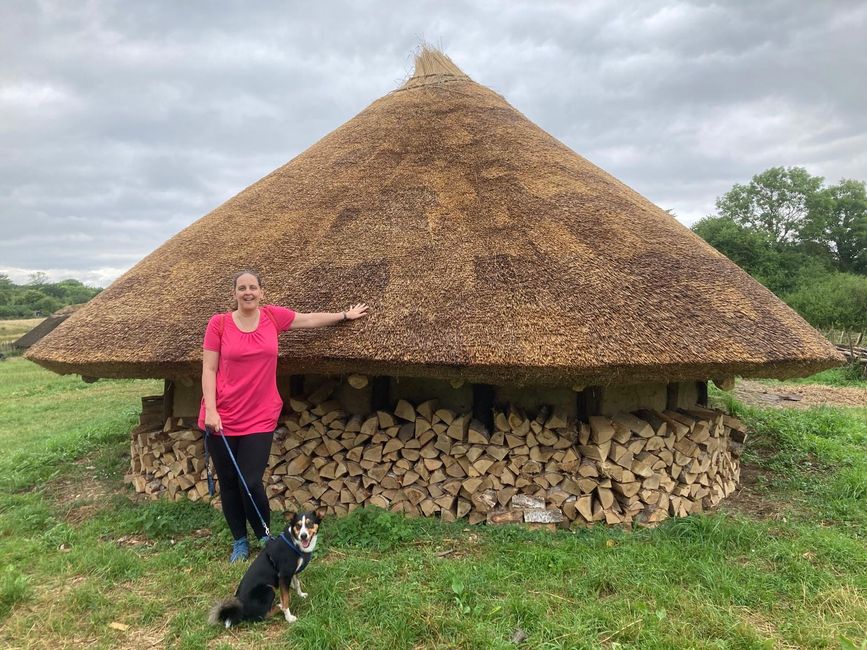 Mom loves thatched roofs!