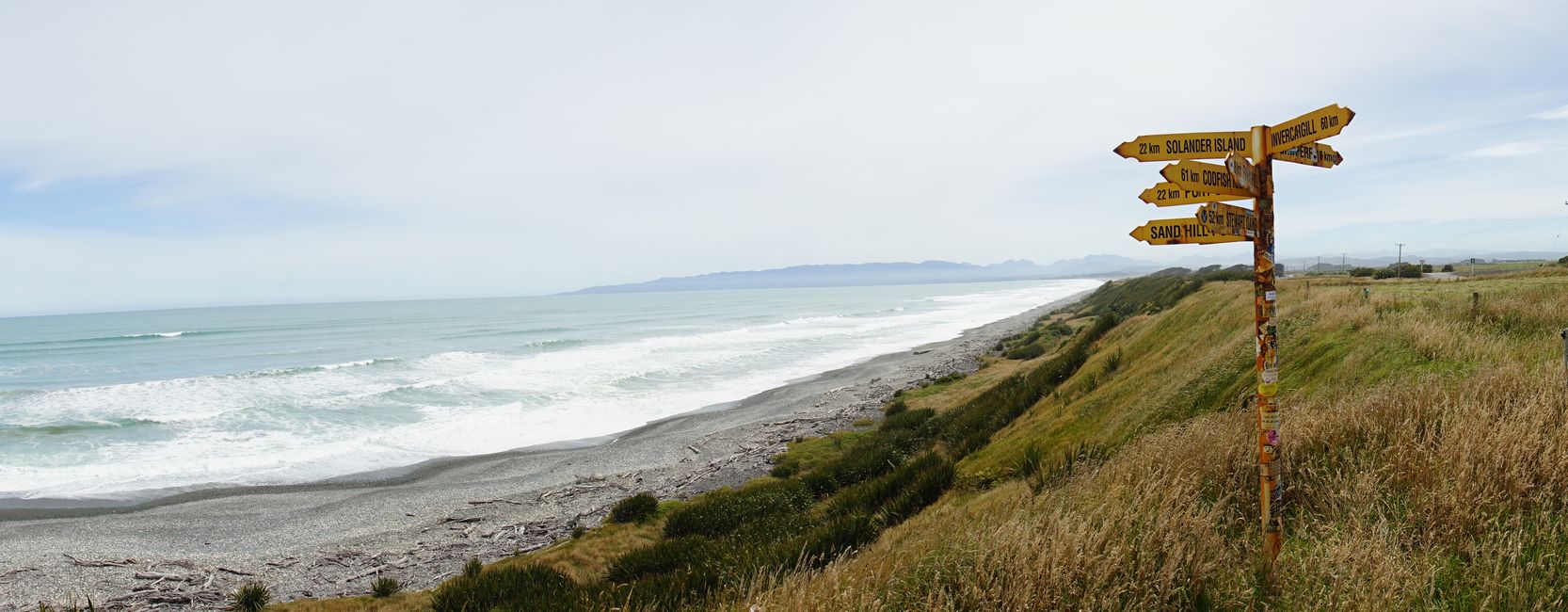 Clifden - Monkey Island - Riverton - Invercargill - Nugget Point