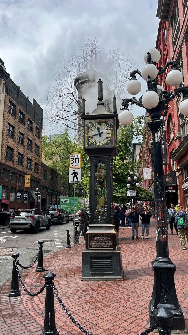 Gastown - famosa Steam Clock