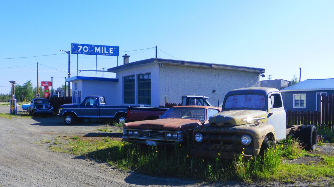 Noch nie habe ich so viele Oldtimer gesehen wie hier 