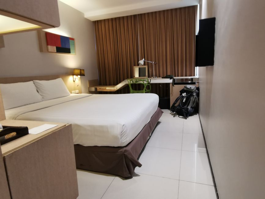 ... refugio en Bangkok para las próximas cinco noches ...