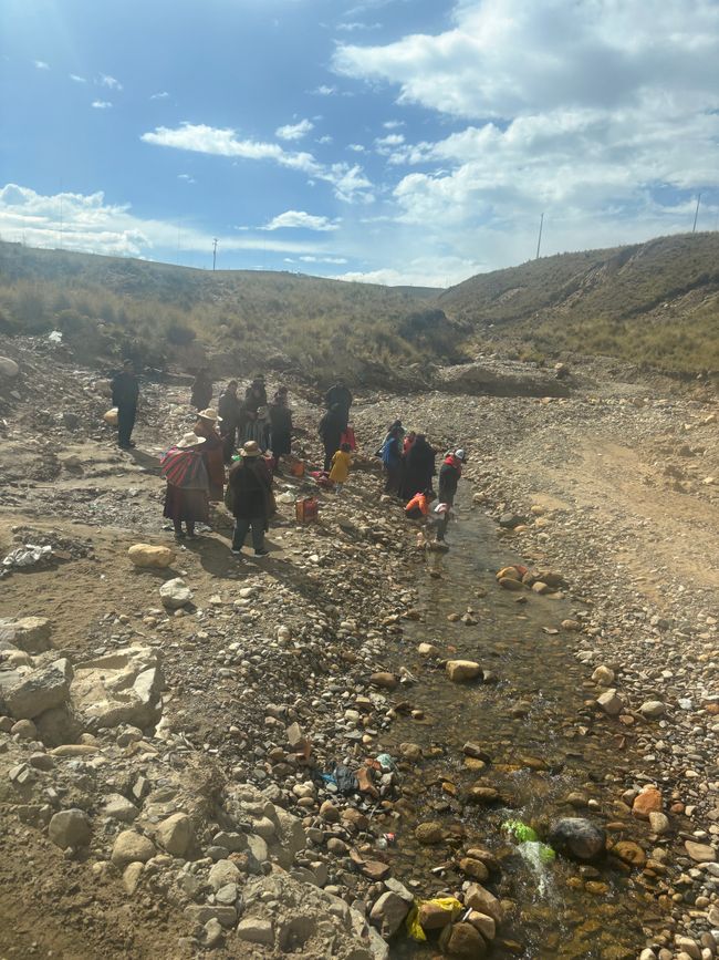 En route vers La Paz, nous croisons de nombreuses personnes