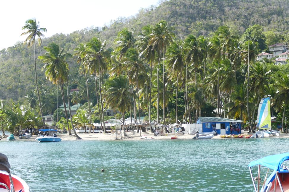 Arrivo a St. Lucia con ostacoli