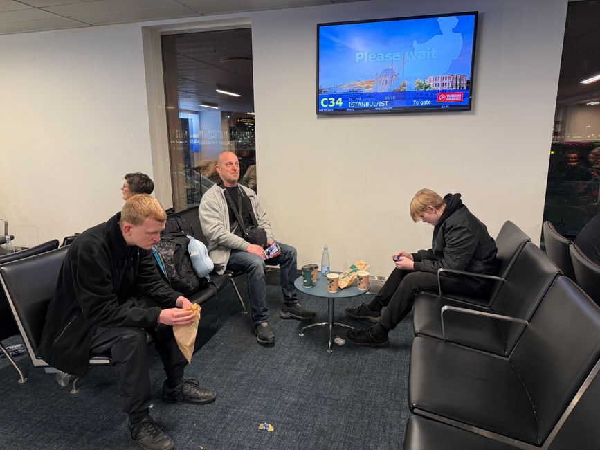 Kastrup Lufthavn kl. 5 om morgenen