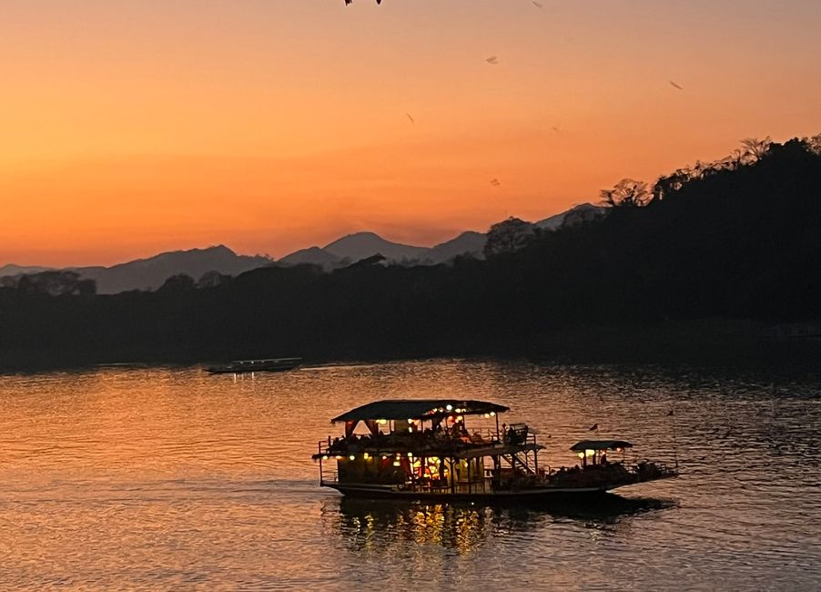 Auf dem Mekong bei Luang Prabang