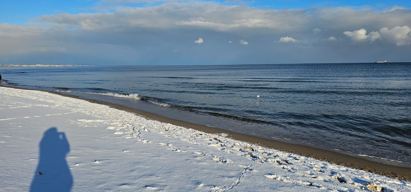 Der Strand von Baabe am Vormittag - wunderbar!