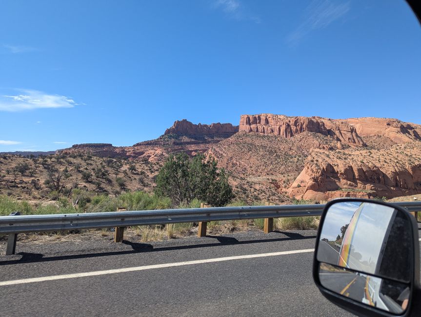 Chemin vers le Monument Valley