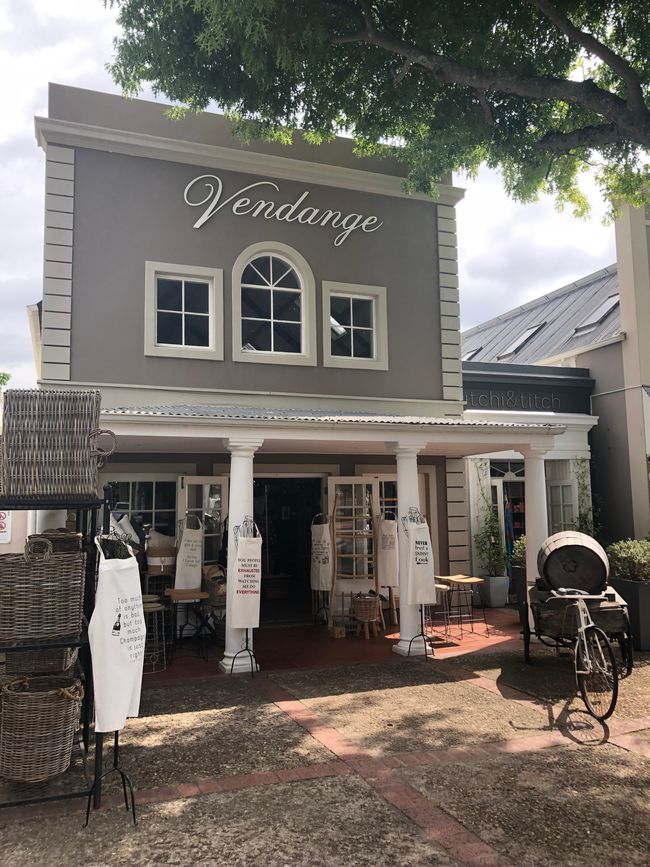 Geschäft auf der Hauptstraße