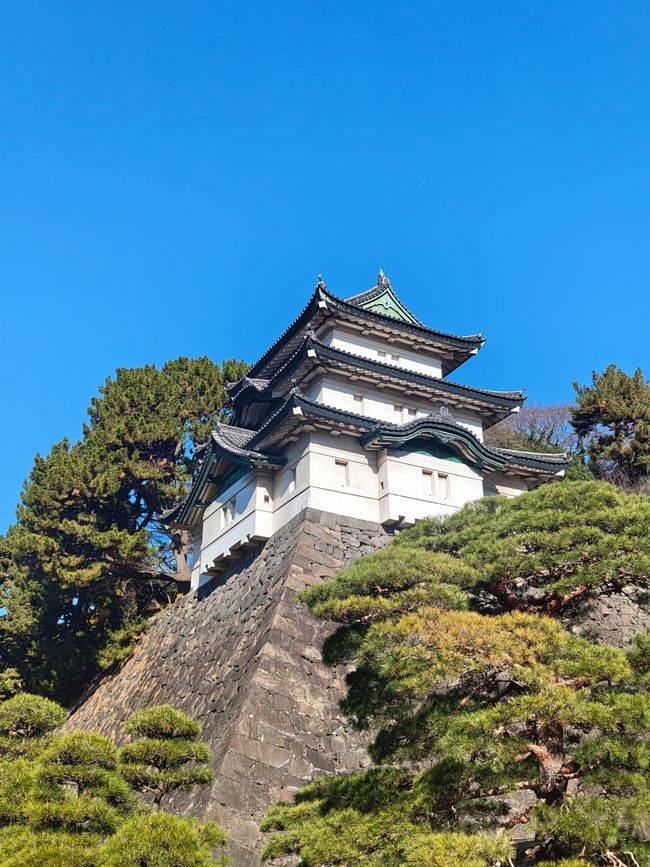 Ein Wachturm im Kaiserpalast, von dem aus man früher wohl den Fuji sehen konnte