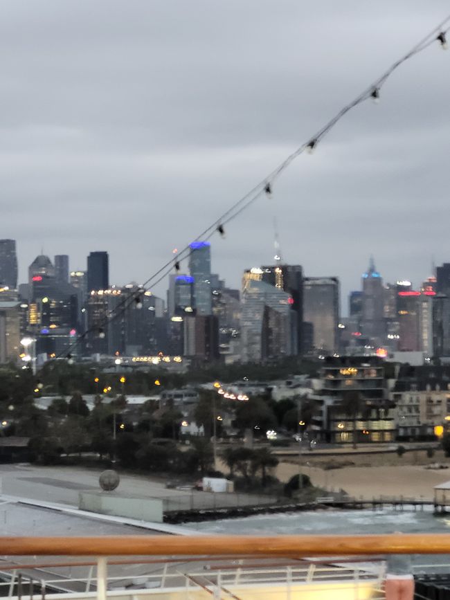 Tag 94, 95 und 96 von 175: Kreuzfahrt rund um die Welt - Melbourne/Australien und Seetag