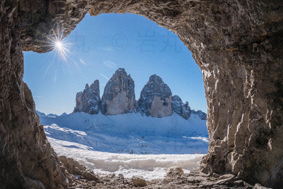 Cold test in the Dolomites