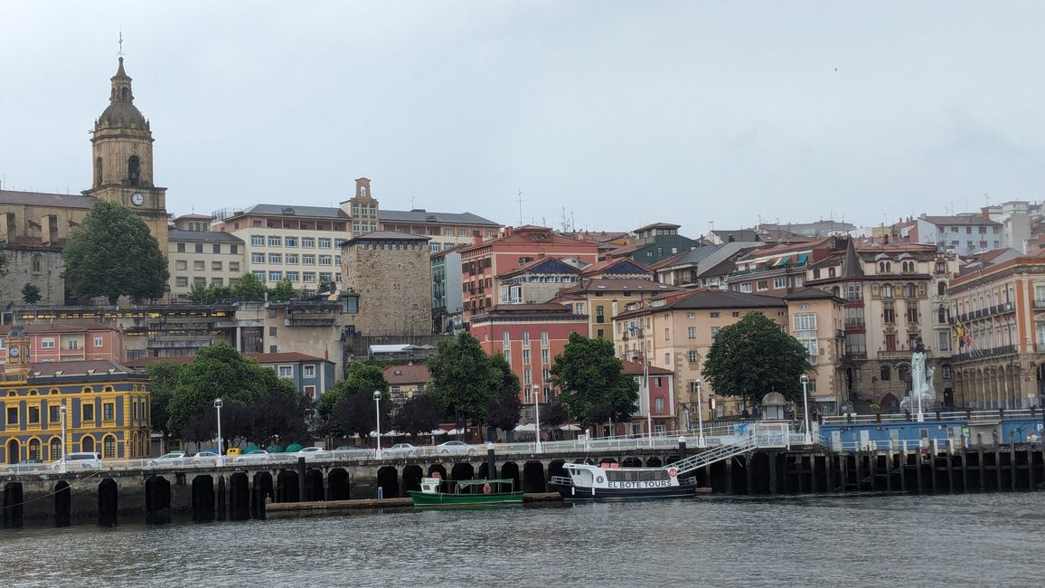 1. Etappe von Bilbao bis Getxo auf dem Camino del Norte