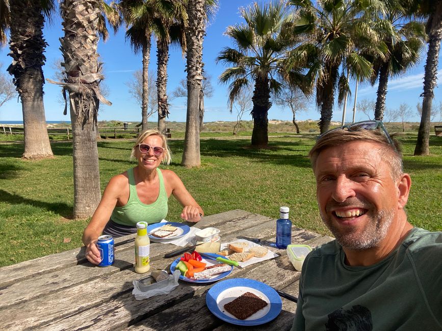 Unser letzter sonniger Tag in Spanien, den wir ausgiebig genießen