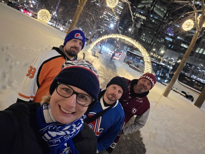 Mont-Royal y los Canadiens de Montréal contra los San Jose Sharks
