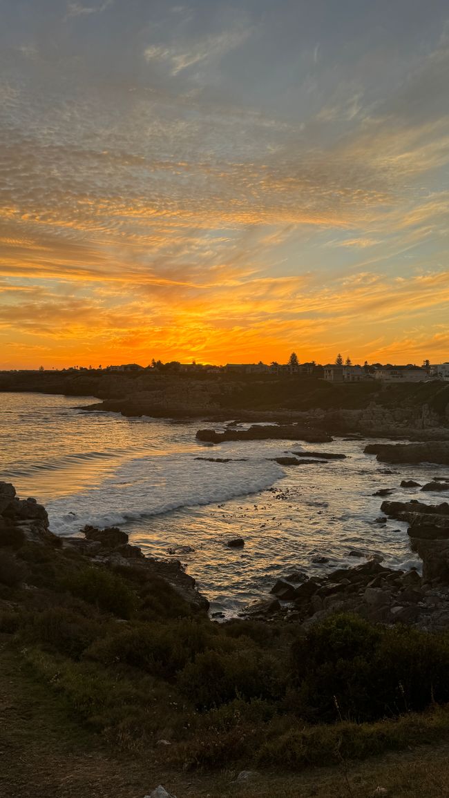 Sonnenuntergang am Cliff Bay 