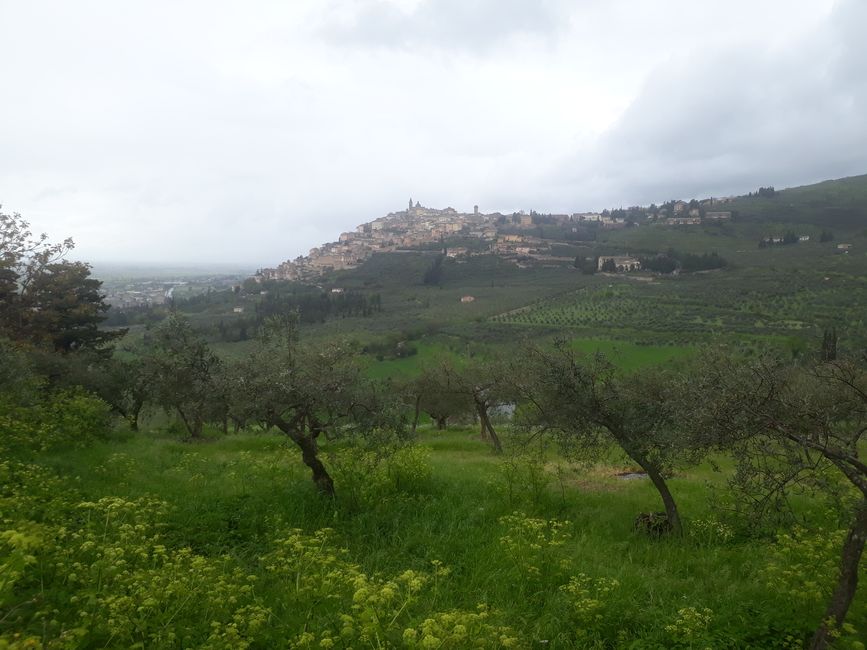 And here once more is the view back at Trevi.