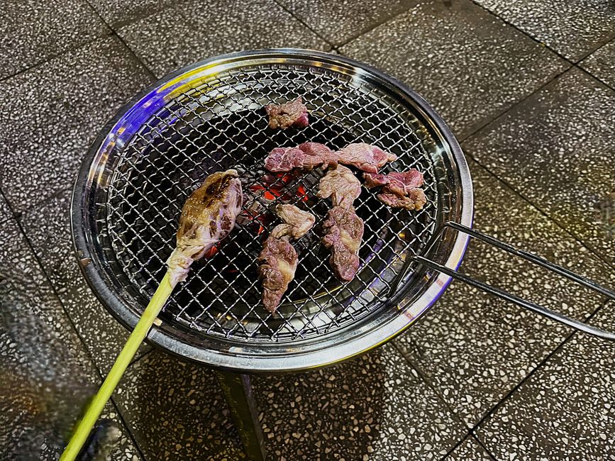 Grill am Tisch