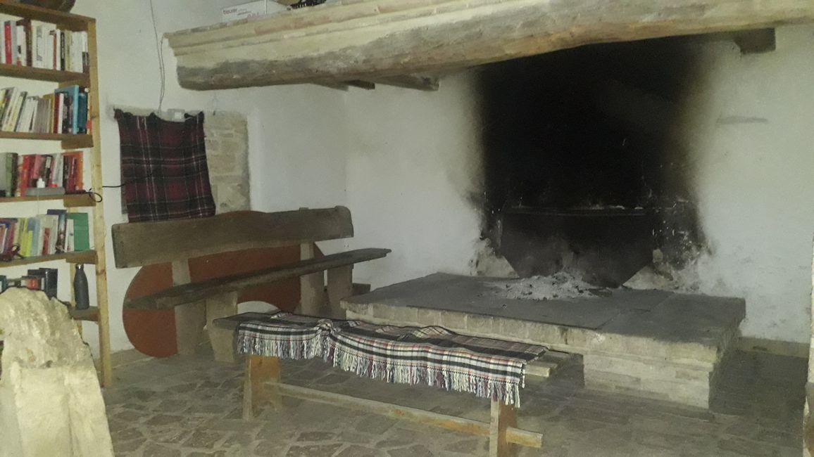 Ein offener Kamin