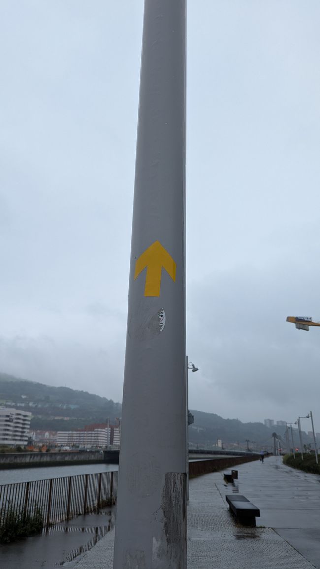 1. Etappe von Bilbao bis Getxo auf dem Camino del Norte