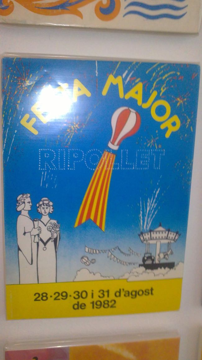 Old posters of the Festa Major de Ripollet (photos from 2018)