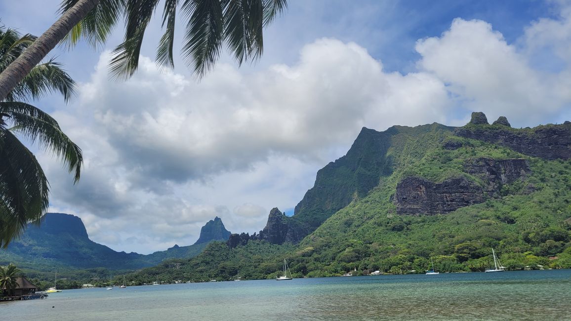 Mo’orea – impresionantes cumbres montañosas nos reciben