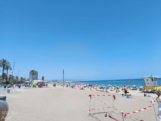 Barcelona Stadt und Strand